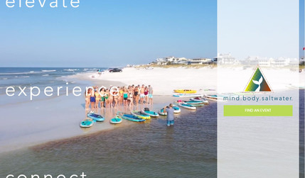 Mind Body Saltwater: This is a women's non-profit for people looking for more healthy options and relationships to manage stress, find meaning, and give back to the community.