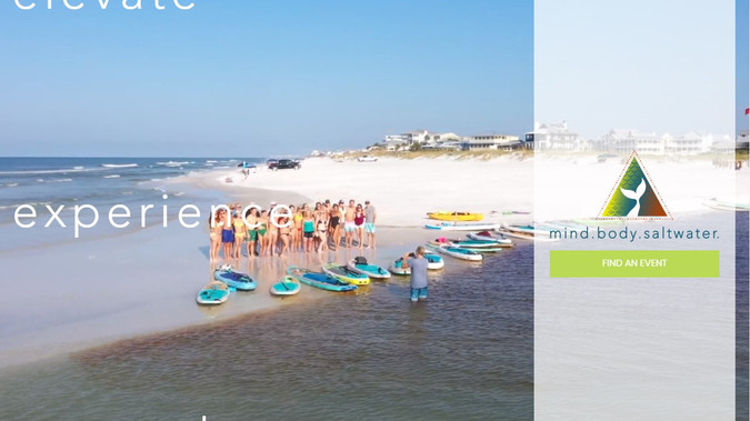 Mind Body Saltwater: This is a women's non-profit for people looking for more healthy options and relationships to manage stress, find meaning, and give back to the community.