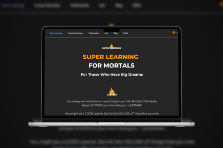 Super Learning: Project Brief: Web Design and Development for SuperLearningForMortals

Project Overview:
The aim of this project was to design and develop a website for SuperLearningForMortals, including its logo and brand theme. 

The website should be mobile-friendly and include separate blog pages with customized cover images, trigger emails with VELO, Wix Blogs, Wix Chat app, and FAQs. Additionally, a seven-day paid internal program should be coded and run on a Wix VELO webpage.

Scope:
The scope of this project was to create a visually appealing and user-friendly website that promotes SuperLearningForMortals. The website should include a blog, FAQs, testimonials, and several pages, such as the Home, Course Overview, Join, Testimonial, and FAQs pages. A custom logo for the business should be designed, and graphics, videos, and banners should be created to enhance the website's visual appeal. 

The Wix Chat app should be installed and configured to allow for live chat with potential customers, and coding guidance about the site's code should be provided. Additionally, a Wix VELO webpage should be coded to run a seven-day paid program, and trigger emails should be set up using VELO.

Tasks Completed:

1. Created a full website for SuperLearningForMortals, including its logo and brand theme
2. Designed and customized the blog page with individual cover images for each blog
3. Created a mobile version of the website
4. Provided coding guidance about the site's code
5. Coded a Wix VELO webpage to run a seven-day paid program
6. Set up trigger emails with VELO
7. Installed Wix Blogs and published the first three blogs
8. Installed and configured the Wix Chat app on the site
9. Created graphics, videos, banners, and the site theme
10. Designed a custom logo for SuperLearningForMortals
11. Prepared the website's FAQs
12. Arranged customer testimonials
13. Designed several pages for the site, including the Home, Course Overview, Join, Testimonial, Blog, and FAQs pages.

Deliverables:
The deliverables of this project are a fully functional website for SuperLearningForMortals with the following features:

- Logo and brand theme
- Customized blog page with individual cover images for each blog
- Mobile version of the website
- Coding guidance about the site's code
- Coded Wix VELO webpage to run a seven-day paid program
- Trigger emails set up with VELO
- Installed Wix Blogs and published the first three blogs
- Installed and configured Wix Chat app on the site
- Graphics, videos, banners, and site theme
- Custom logo for SuperLearningForMortals
- FAQs and customer testimonials
- Several pages, including Home, Course Overview, Join, Testimonial, Blog, and FAQs pages.

Conclusion:
Overall, this project was successful in achieving the client's goals of creating a visually appealing and user-friendly website for SuperLearningForMortals. The website includes a blog, FAQs, testimonials, and several pages, such as the Home, Course Overview, Join, Testimonial, and FAQs pages. The Wix Chat app is installed and configured to allow for live chat with potential customers, and coding guidance about the site's code has been provided. The custom logo, graphics, videos, and banners enhance the website's visual appeal, and the Wix VELO webpage and trigger emails enable a seven-day paid program.