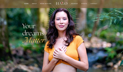 Hannah Lo: Built a dynamic website for this Women's Spiritual Mentor, complete with custom graphics, copyediting and newsletter support.