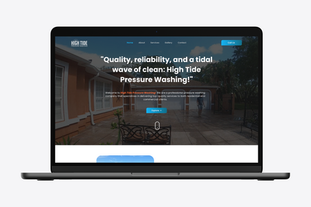 High Tide Wash: At Designed, we had the privilege of creating the website for High Tide Wash. With our focus on user-friendly design and seamless navigation, we crafted a website that showcases their expertise and dedication to using the latest techniques and state-of-the-art equipment to deliver exceptional results. Additionally, our design highlights their highly trained, licensed, and insured team, emphasizing their commitment to safety and ensuring a worry-free experience for their valued clients.