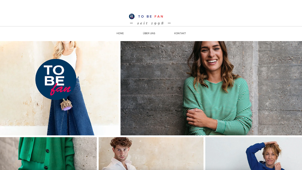 TO BE FAN: Gestaltung & Umsetzung Website, regelmäßige Pflege