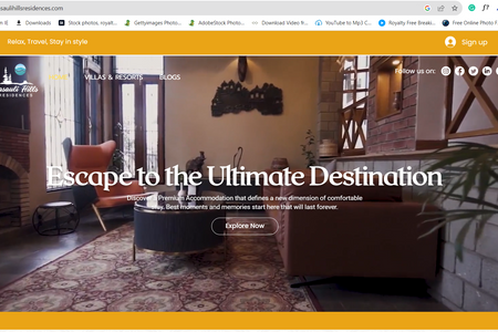 Kasauli Hills : We recently had the pleasure of working on the Kasauli Hills Residences website, a beautiful resort nestled in the heart of nature. Our team took on the task of enhancing the website's user experience, ensuring that visitors can explore the resort's amenities, breathtaking views, and accommodation options seamlessly. We also incorporated visually appealing design elements and optimized the site for performance. It was a rewarding experience to help showcase the charm and allure of Kasauli Residences to potential guests, and we're proud to have contributed to their online presence.