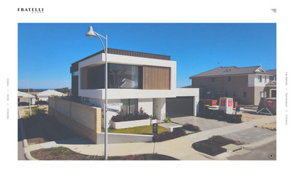 Fratelli Homes: This award-winning, Perth-based builder of luxury homes takes the process of designing and constructing dream homes to the next level.

Fratelli Homes WA likes to do things a little differently... We have that in common with them! We were therefore the natural choice for a creative agency when they requested a total re-brand of their business.

217k - Total organic video views in 12 months

100% - Perfect Google Lighthouse SEO score

84% - Percentage of similar sites outperformed on five key web metrics