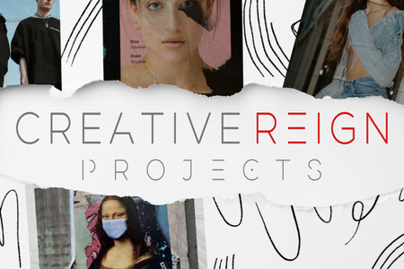 Creative Reign Projects: For our company site, we took on a more minimalistic and reserved approach to its design in order to ensure that keywords, call to actions and project visuals remained at the forefront of the viewers mind.