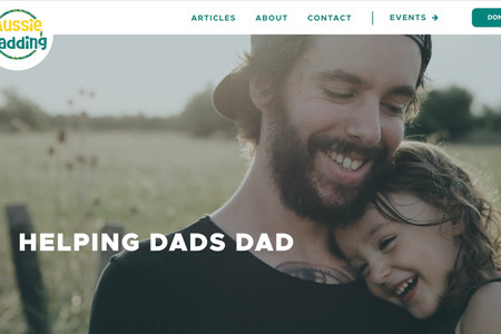 Aussie Dadding: Full brand development. Design and build of website. All messaging and copy. Ongoing management of Blogs.