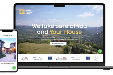Grande Property Care: Restyling sito web | Ottimizzazione SEO | Ottimizzazione Google