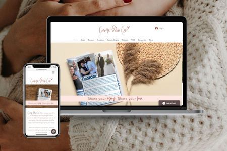 Cuore Mio Co.: Cuore Mio Co. designs adoption profiles for for families hoping to adopt. This multipage website functions as an introduction to the team and what they do, as well as an automated booking and order-taking system.