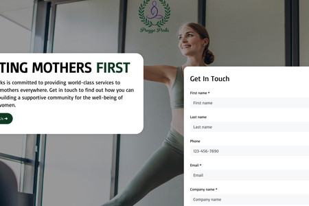 Preggo Perks: Lander page for our client Preggo Perks