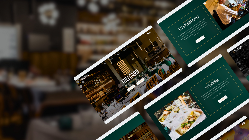 Restaurant Tullgarn : For Restaurang Tullgarn, we developed a fully responsive website that not only showcased their elegant dining experience but also integrated an easy-to-use online reservation system. The website was optimized for mobile users, enhancing user experience and driving a significant increase in online bookings. With a strong focus on visuals, we captured the restaurant’s ambiance through high-quality images and a sleek, modern design.