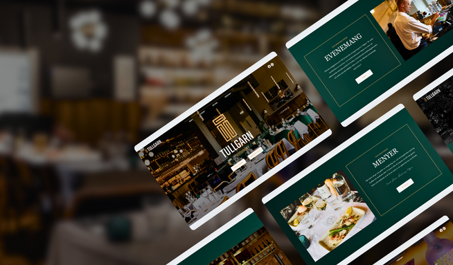 Restaurant Tullgarn : For Restaurang Tullgarn, we developed a fully responsive website that not only showcased their elegant dining experience but also integrated an easy-to-use online reservation system. The website was optimized for mobile users, enhancing user experience and driving a significant increase in online bookings. With a strong focus on visuals, we captured the restaurant’s ambiance through high-quality images and a sleek, modern design.