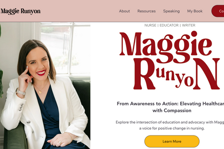 Maggie Runyon: The primary goal for Maggie Runyon’s website redesign project was to create a platform that enhances her visibility and engagement with both early-career and seasoned nurses. We utilized Wix Studio as the development platform, leveraging its robust features to ensure a seamless, user-friendly experience. Key features of the design included a dedicated page for her upcoming book “I Thought I Was Here to Help,” as well as specialized sections for speaking engagements and resources, which align closely with her advocacy in trauma-informed care and nursing education. The design elements were chosen to reflect Maggie’s professional yet approachable brand, using a clean, modern aesthetic that communicates warmth and accessibility. Overall, the project successfully amplified Maggie’s online presence, aligning with her brand’s mission to empower nurses and transform healthcare practices, which has been well-received by her target audience.