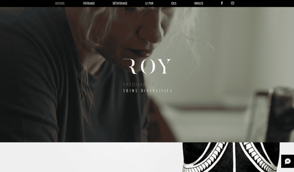 Roy Tatouage & Laser: Conception d'un site web pour un studio de tatouage & laser à Saint-Hyacinthe