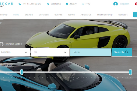 Supercar Sharing: In this website, we created and coded the "Rent" page. On this page, we listed the available cars using a repeater connected to the CMS.

We implemented filtering options, including Location, Brand, Model, and Price Per Day.

When users make their selections and press the search button, the available cars are displayed based on the selected criteria. Users can then choose any car they want to rent. Upon selecting a car, they are redirected to the car details page, where they can view all the relevant information about that car. At the bottom of the page, there is a booking form.

Customers fill out the form and submit it. Upon submission, we send them an email confirming that their booking has been received and is being processed. We also inform them that we will contact them if additional information is needed.