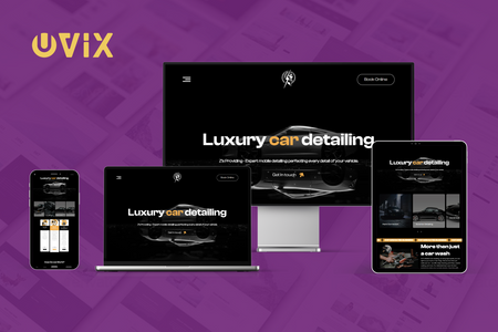 Auto Detailing: We have designed this website from scratch.