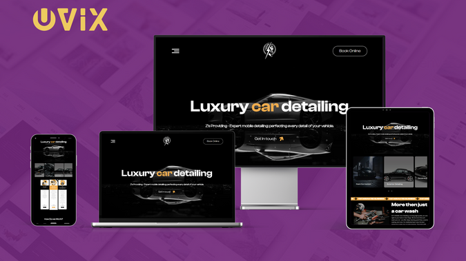 Auto Detailing: We have designed this website from scratch.
