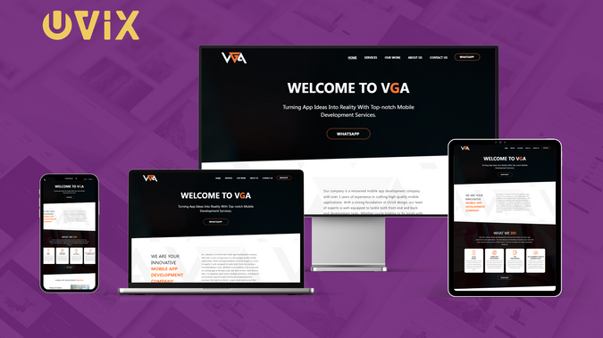 VGA: We have redesign this website from wix ADI design.