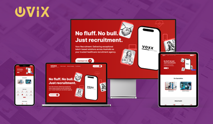Voxx Recruitment: Design the logo and website