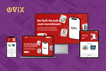 Voxx Recruitment: Design the logo and website