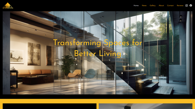 Build My Space Ltd.: Full website design